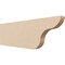 Ekena Millwork 2in. W x 8in. H x 24in. L Carmel Woodgrain TimberThane Rafter Tail, Primed Tan RFTUR02X08X24CARRCPR - alternate 1
